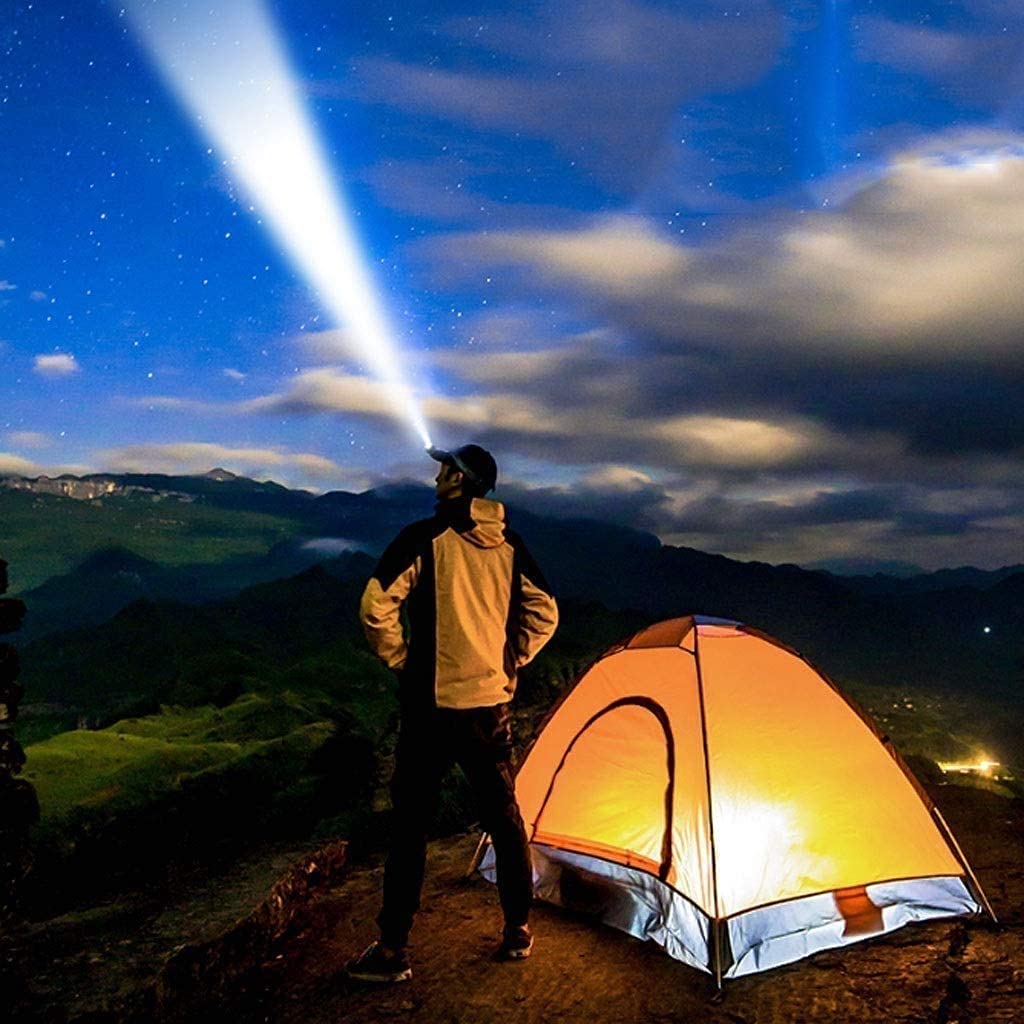ADITAM LED Clip on Cap Lights Czapka ładowalna USB Latarka z klipsem Wodoodporne reflektory indukcyjne, Czapka z zestawem głośnomówiącym Latarka Latarka czołowa na kemping Polowanie Wędkarstwo
