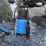 FOTING 1000W Submersible Water Pump to Empty Pool, Dirty/Clean Water, 17600 L/H Electric Sump Pump with Float Switch, Portable Water Pump for Garden Pond, Hot Tub, Pool Draining, Ditches - Image 8