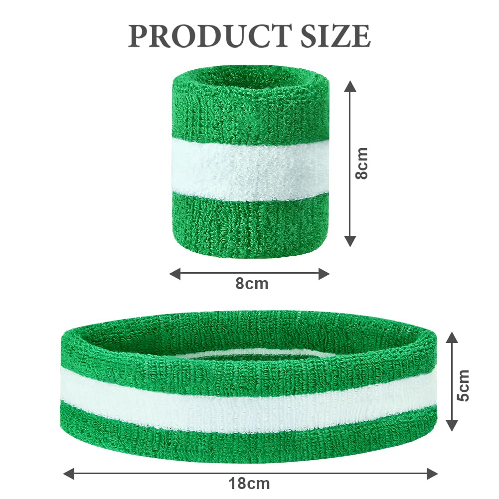 Flintronic Polsino Sportivo, Set Manicotti Elasticizzati Proteggi Dita, Supporto di Dita, Sport Sweatband Polsino Uomo Donna, Morbido Addensato per Basket Palestra fitness Ginnastica Tennis