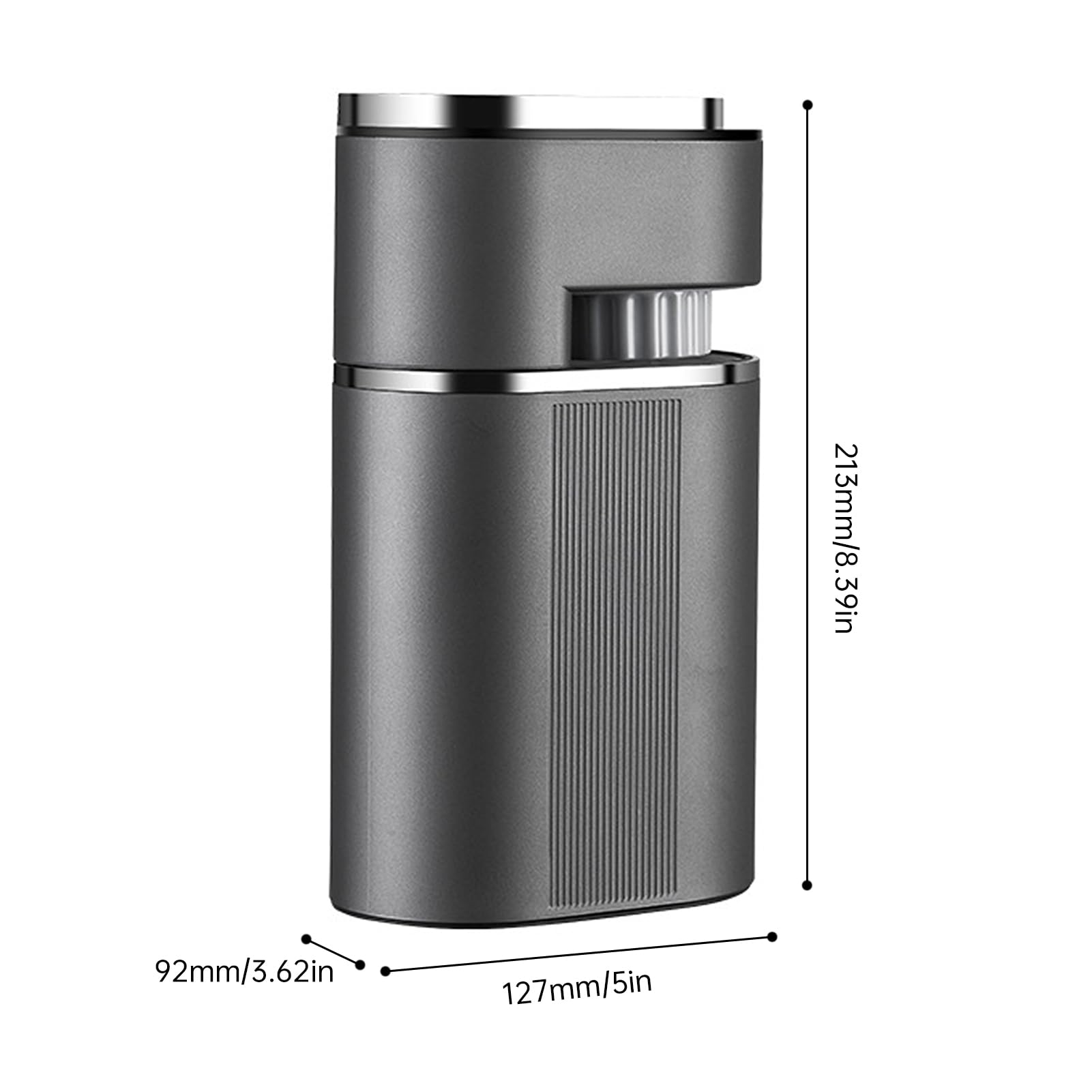 Asixxsix Przenośna Ekspres do Kawy, 600 W 150 Ml Maszyna do Kawy 15 Barów z Gorącym i Zimnym Napariem, Niskie Ciśnienie Przed infuzją, 85-95 ° C Regulowana Temperatura Wody (wtyczka UE)