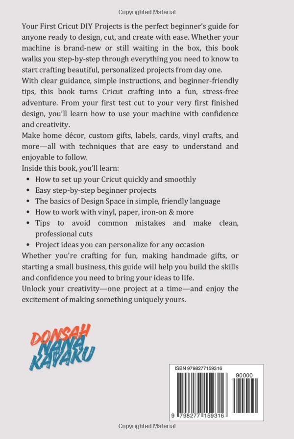 Your First Cricut DIY Projects: Easy Step-by-Step Guide for Beginners to Design Cut, and Create - Image 2