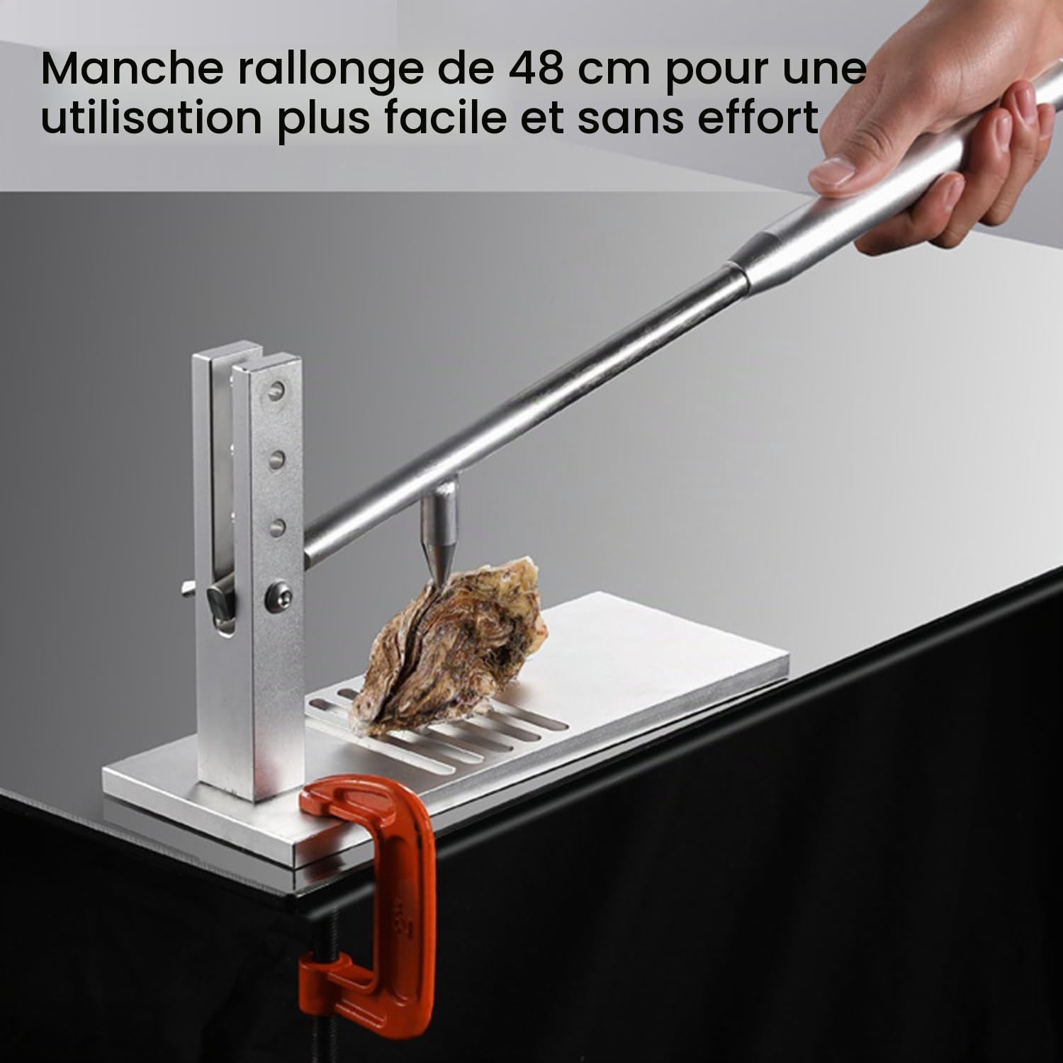Outil à Huîtres En Acier Inoxydable,Ouvre Huitre,Ensemble De Couteaux à Huîtres Oyster Shucker Avec Hauteurs Réglables,Avec 2 Couteaux à Huîtres Et Gants,Pour Les Barbecues,Ménages De Restaurant