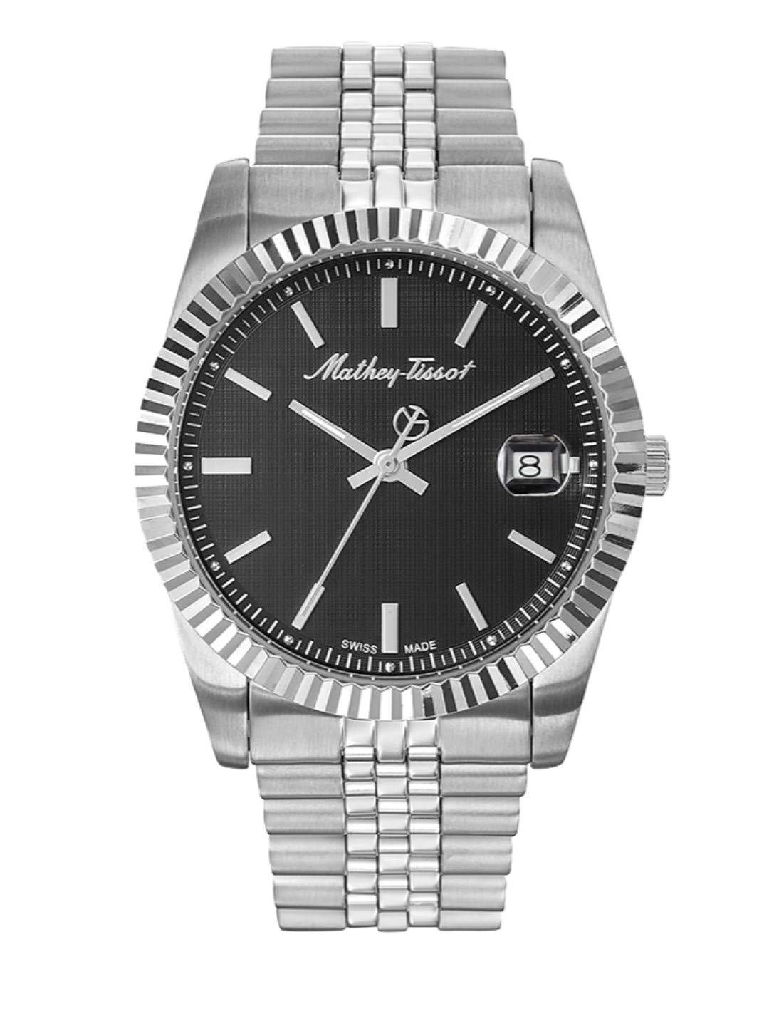Mathey-Tissot Stainless Steel Analog Silver Dial Men Watch-H810An, Silver Band (B07K6V6NRY) Amazon Price History, Amazon Price Tracker