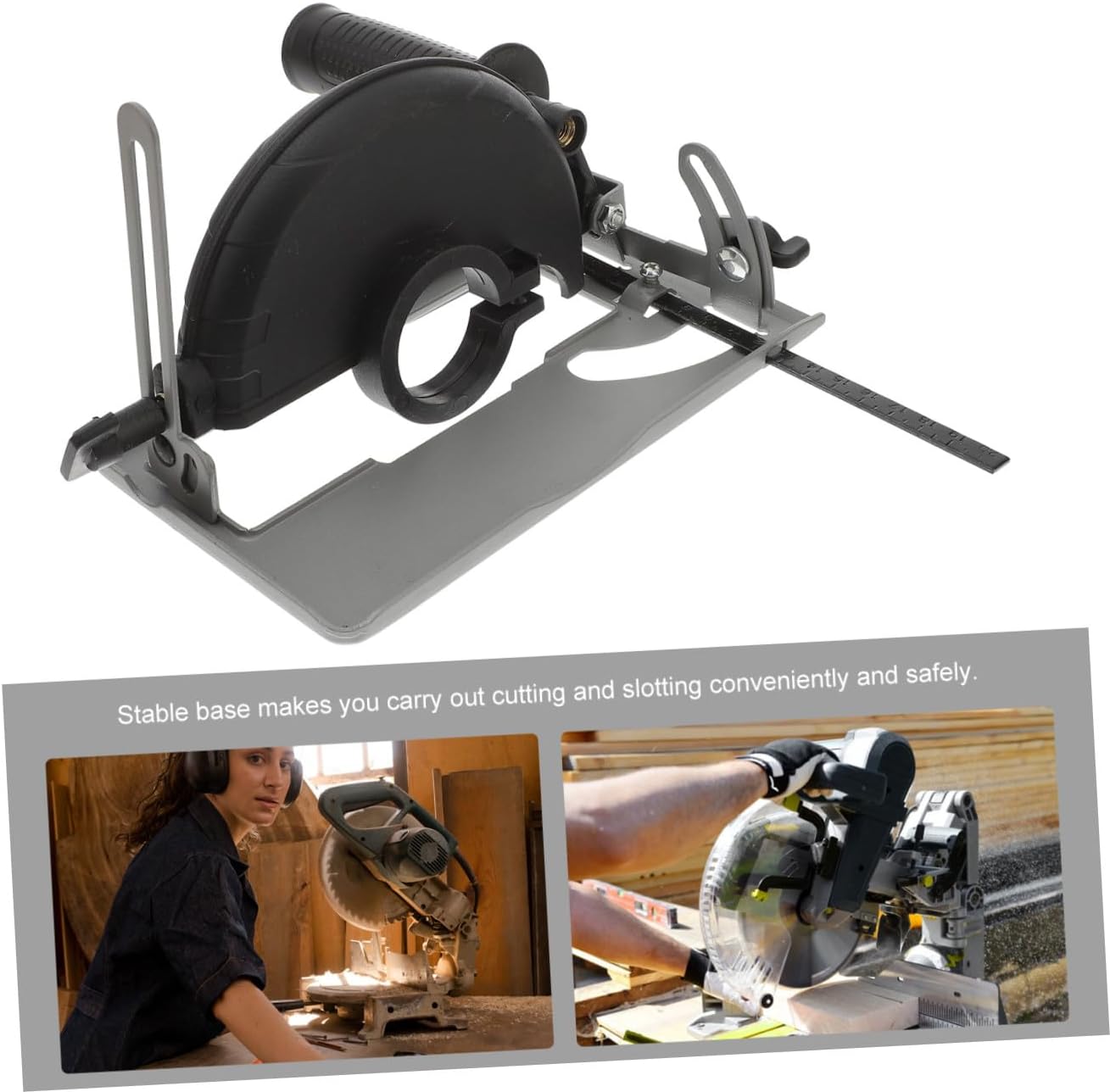 1set Angle Grinding Machine Conversion Stand Bracket and Metal Saw Blades for Cutting and Grinding Applications