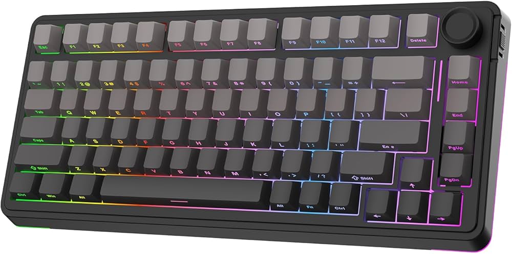 Amazon | EPOMAKER EA75 75% RGB 無線ゲーミングメカニカル