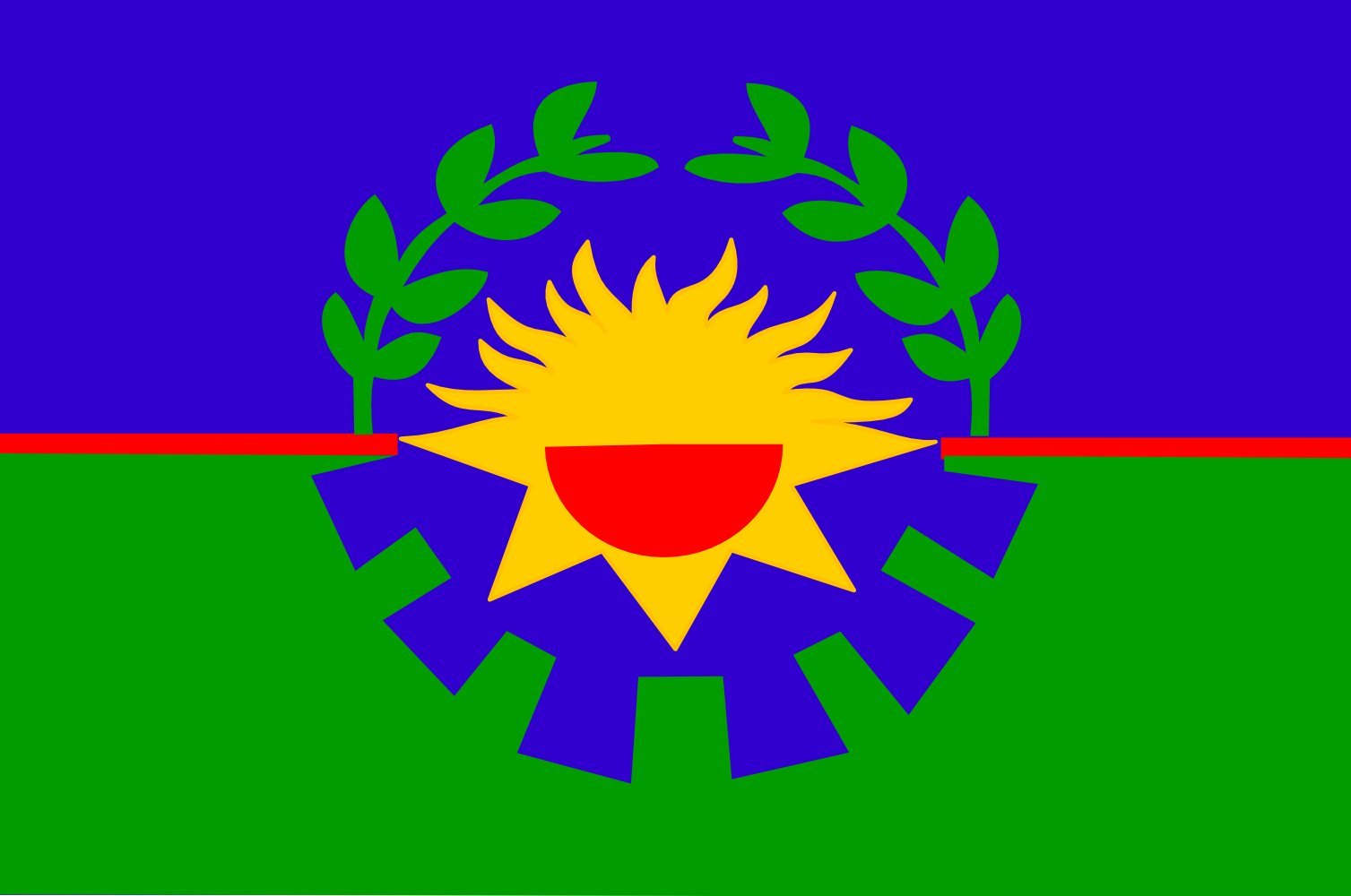 Grand drapeau Buenos Aires Province finitions coutures renforcées