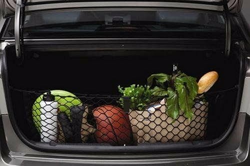 Red de carga organizadora de maletero trasero para KIA Forte KOUP 2010-2013, red de carga estilo sobre para Sedán, organizador de maletero de