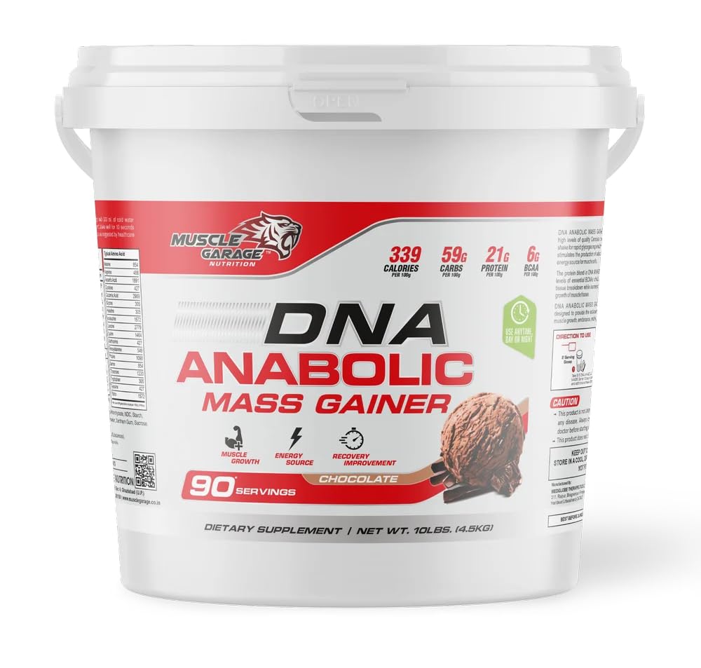 See full amazon price history chart for Muscle Garage DNA Anabolic Mass Gainer | 4.5kg | Chocolate Muscle Garage DNA Anabolic Mass Gainer | 4.5kg | Chocolate (B0DCBZCQCT) Amazon Price History, Amazon Price Tracker