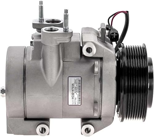 Miniatura 2 de Compresor de CA y embrague de AC para Ford F250 F350 F450 F-250 F-350 F-450 Super Duty 6.7L PowerStroke Diesel 2017 2018 2019 - BuyAutoParts