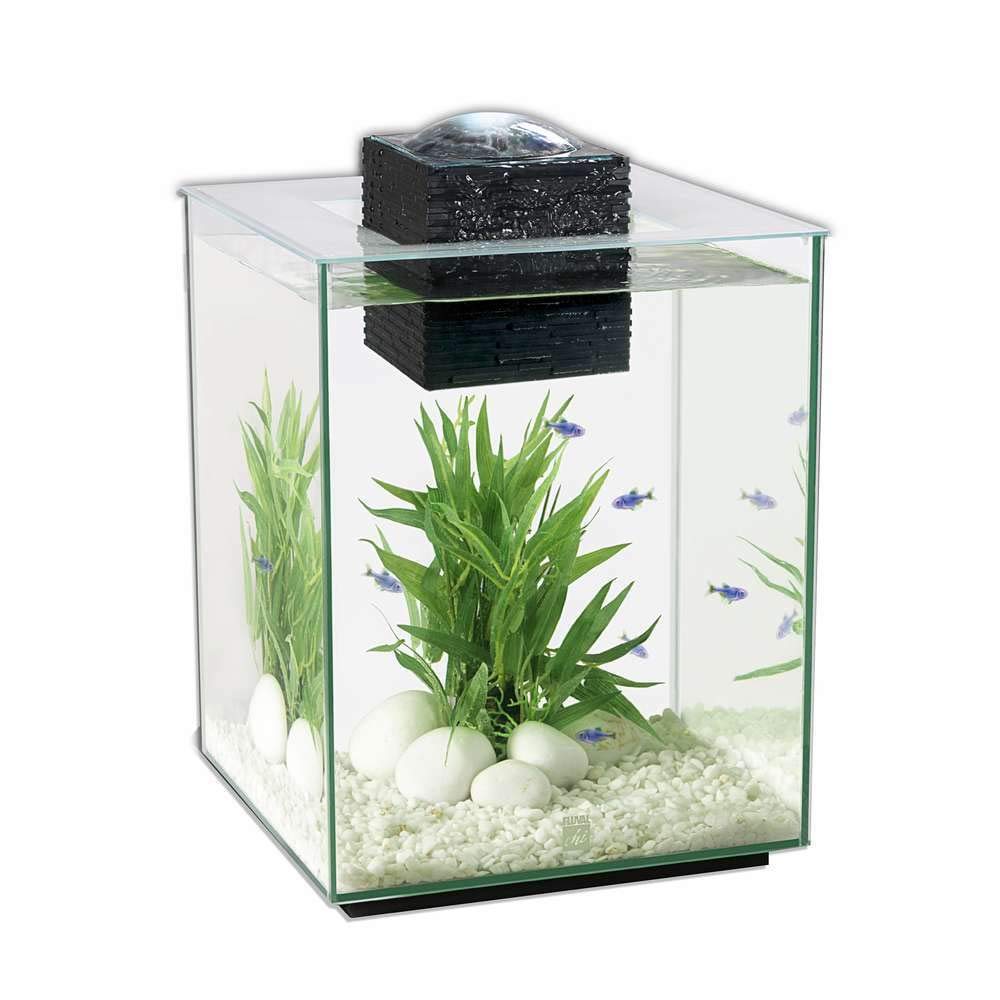 Fluval Chi II 10505 Aquarium-Set, 1,5 l, Weiß