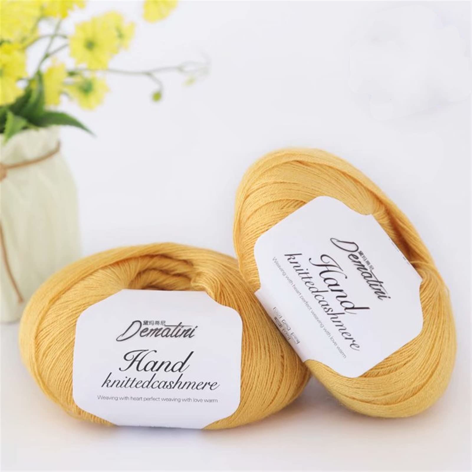 5 Pezzi Sciarpa a Mano a Maglia a Mano in Cashmere a Mano a Maglia (Color : 04 5 PCS)