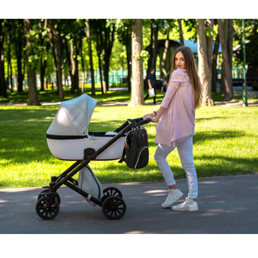Zaino Fasciatoio Neonato Grande Multifunzione - Borsa Maternità Portatile Passeggino Mamma - Organizer Pannolini Cambio Viaggio Universale - Neonati Salviette Bag Family Baby