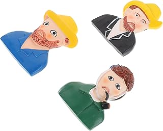 Garneck 3 Sztuk Magnesy Lodówki Q Wersja Malowanie Malowanie Lodówki Naklejki Lodówka Dekory