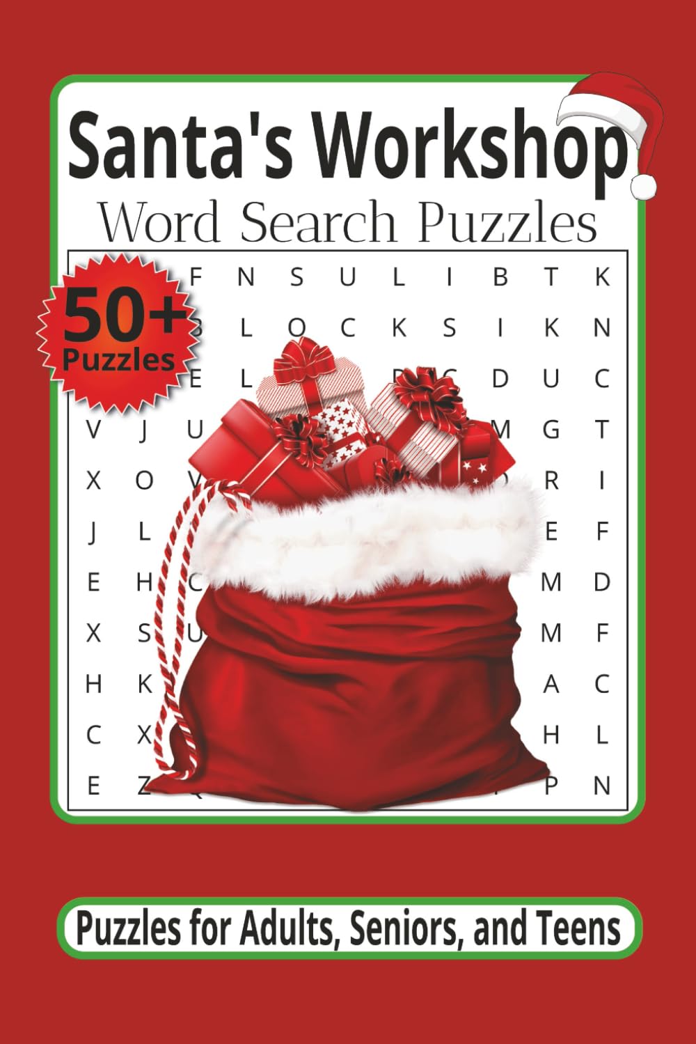 Santa's Workshop Word Search Puzzles: Word Searches with Easy-to-Read Print about Santa's Workshop, Toys, Elves and More | 6x9 inches, 110 pages | 50+ ... Vacations, Stocking Stuffers, and Leisure