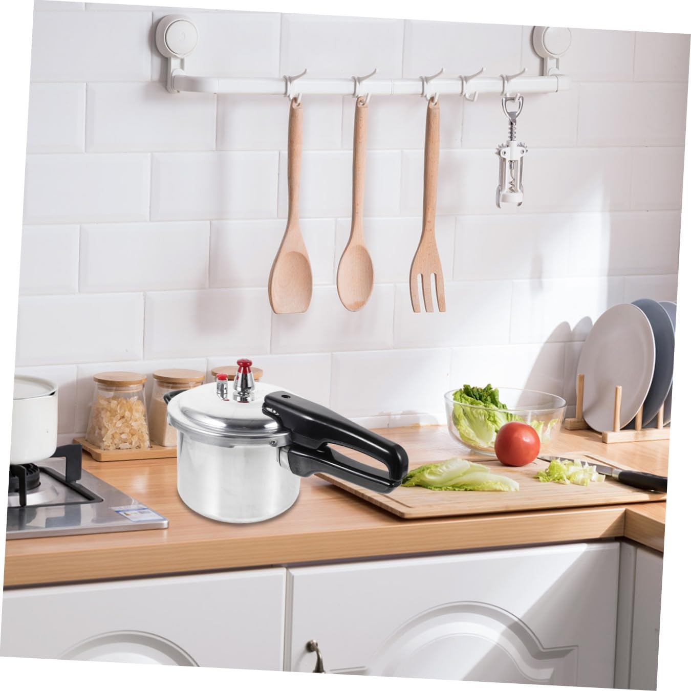 High Pressure Cooker for Canning Induction Compatible Gas Stove Pressure Cooker Stove Top Safe to Use