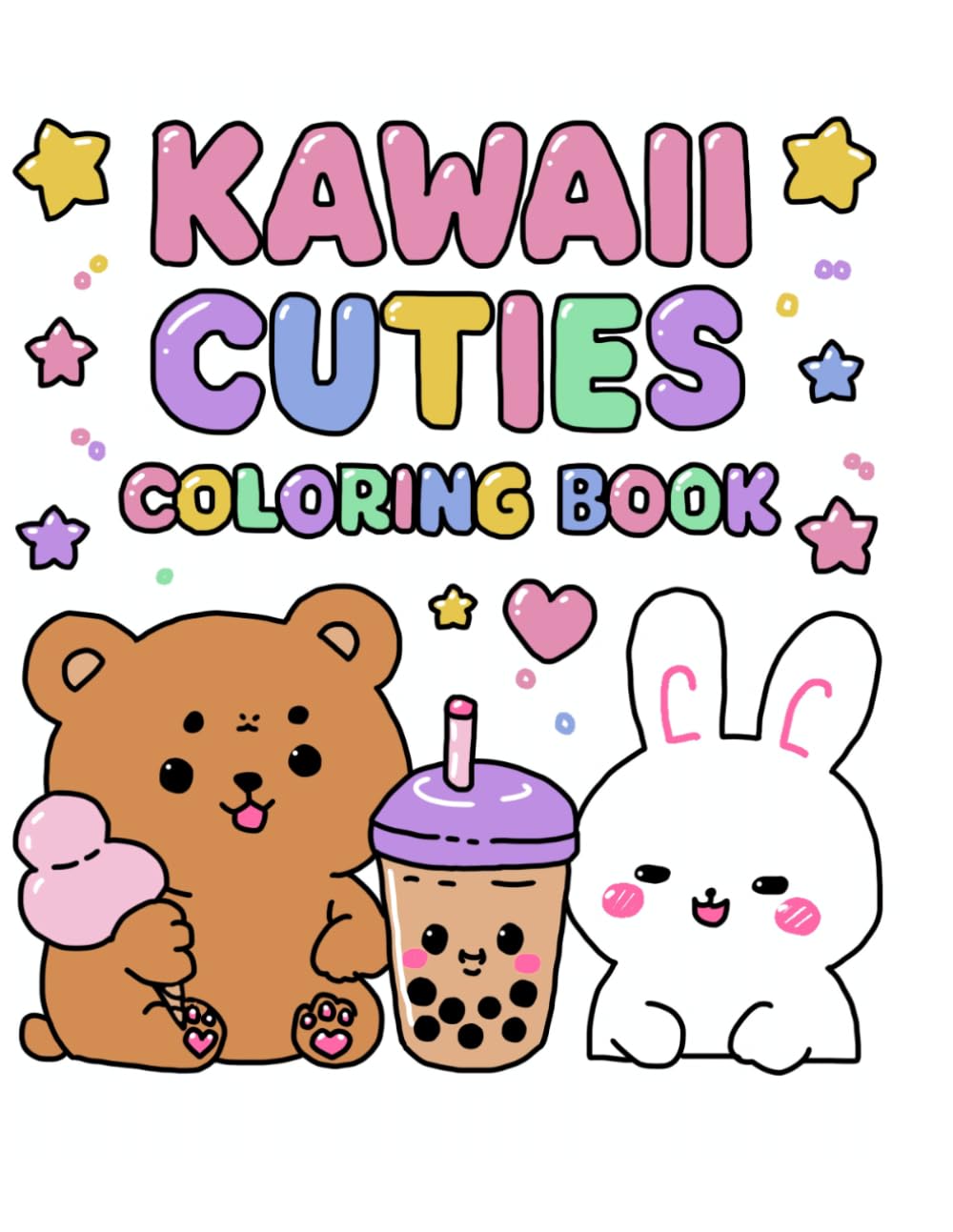 Kawaii Cuties: Coloring Book