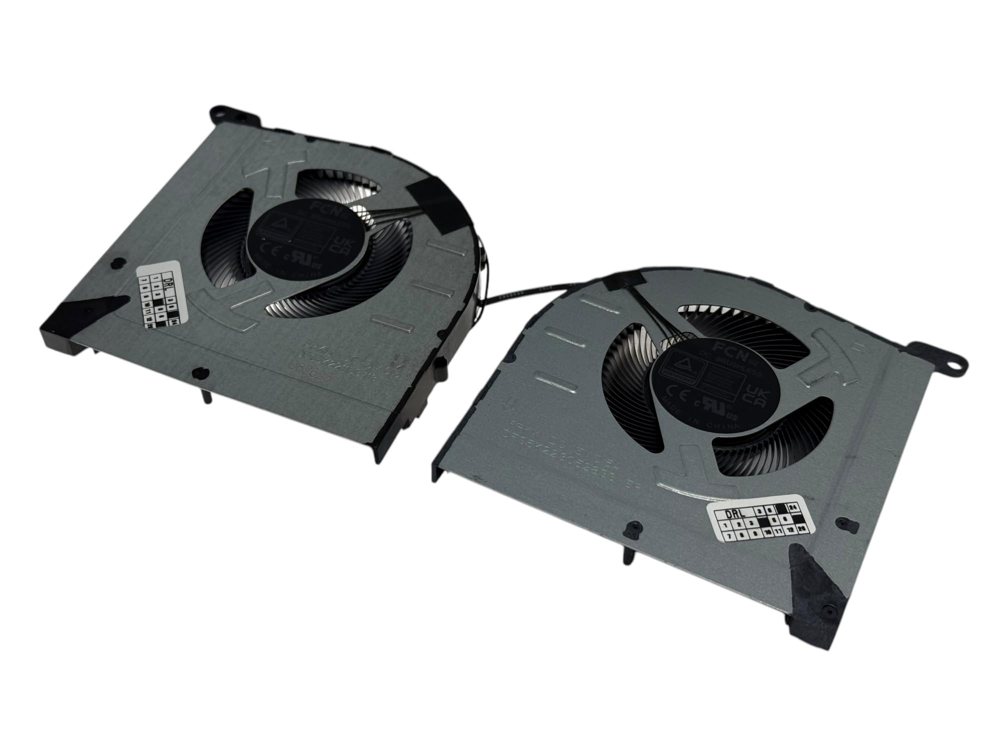 SET Ventilateur de Refroidissement CPU + GPU pour Lenovo IdeaPad Gaming 3 15ARH7, 3 15IAH7, 3 16ARH7, 3 16IAH7 PN : DFS5K223052833, DFS5K221153713, BN8510S5H-003P, BN8510S515151510S51510S5. H-002P