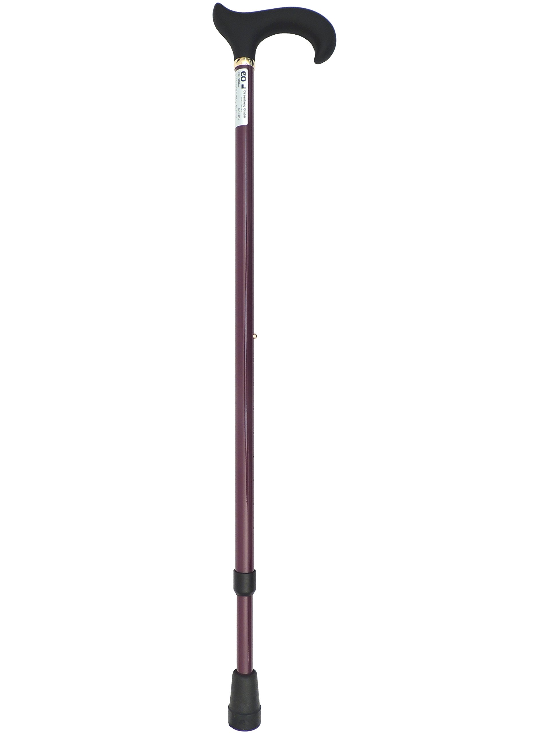 Ossenberg Walking Stick - Soft Grip Derby (Aubergine) (B00V8HKTOQ) Amazon Price History, Amazon Price Tracker