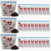 Cherry Bay Orchards Dried Montmorency Tart Cherries - 3 Pack of 8 Snack Packs, 1.36oz Each 32.6oz Total - 100% Domestic, Natural, Kosher Certified, Gluten-Free & GMO Free - 24 Total - in Resealable Pouch