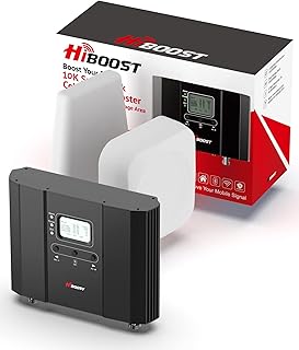 Cell Phone Signal Booster for Home and Office, 5,500 sq ft, Boost 5G 4G LTE Data for Verizon AT&T and All U.S. Carriers, FCC Approved (10K Smart Link)