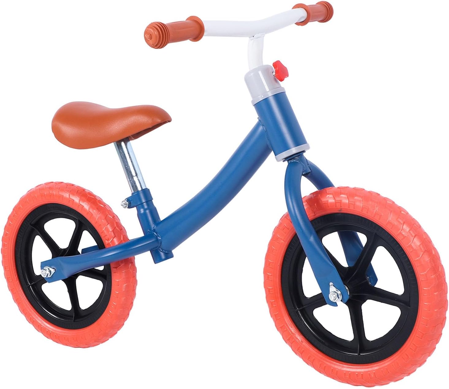 Keenso Toddler Balance Bike, Lightweight Push with Adjustable Soft Seat for 2-6 Years Old