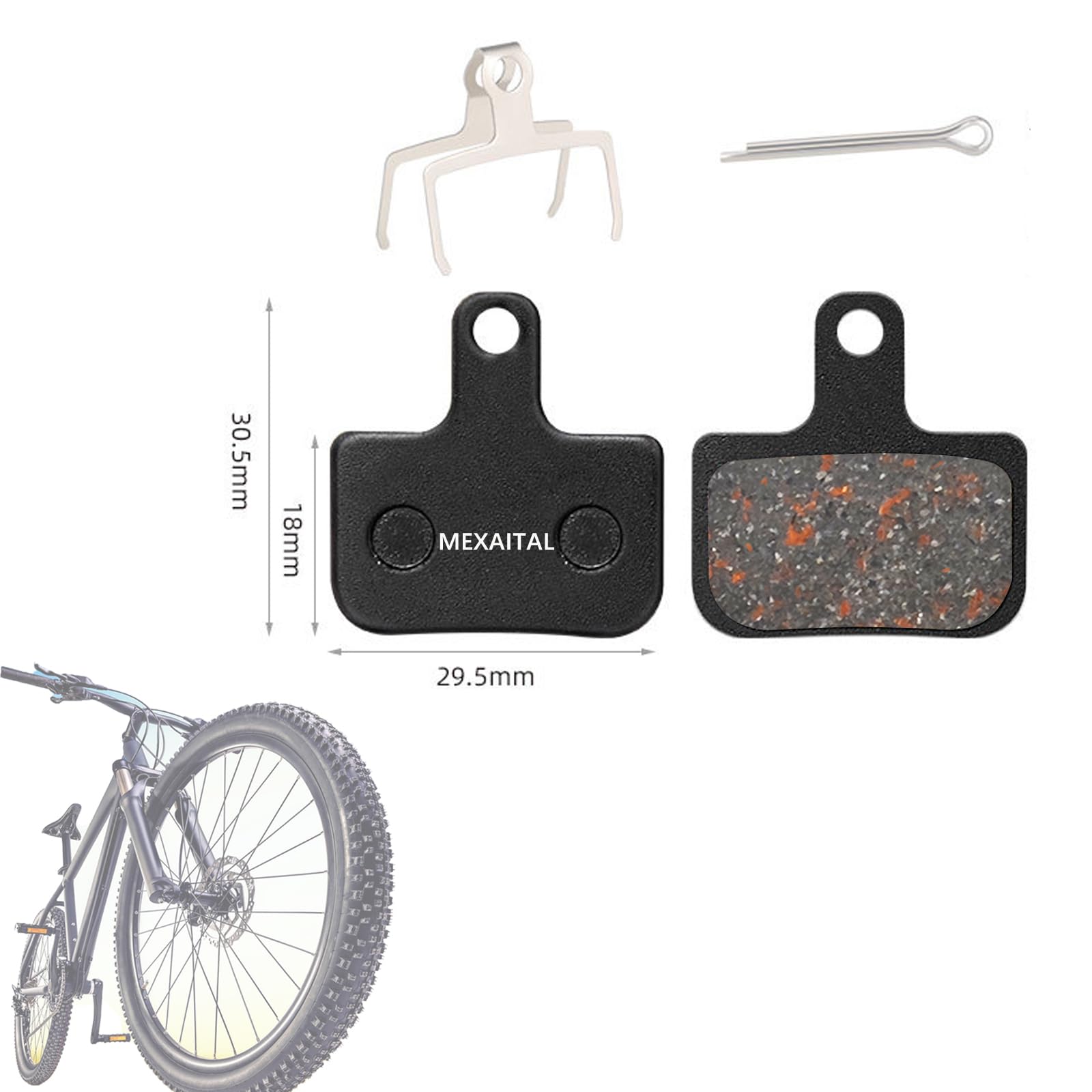 Set Di 4 Pastiglie Freno XLC BS-V09 Vbrake (x4) - Pastiglie Dei Freni - Foto 2