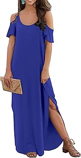 Royal blue maxi dress amazon Clearance