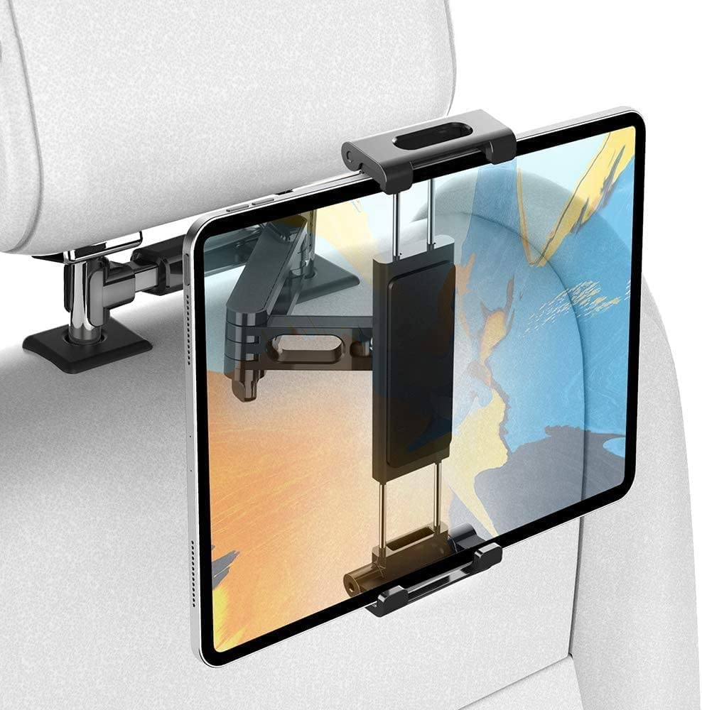 Car Tablet Holder, Headrest Tablet Mount Headrest Stand Cradle Compatible with Devices Such as iPad Pro Air Mini, Galaxy Tabs, Other 4.7-12.9" Cell Phones and Tablets (B0BSNMSL4J) Amazon Price History, Amazon Price Tracker