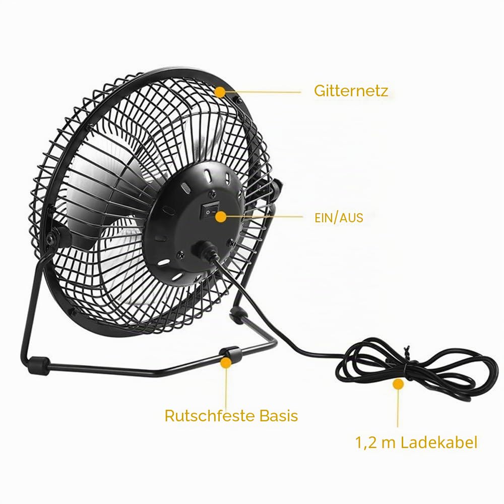 NUZAMAS Ventilator mit Solarmodulen 3 W 6 V für Wohnmobil Caravan House