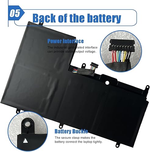 Miniatura 6 de Dentsing Batería para portátil L14M4P72 de repuesto para Lenovo Yoga 3 14 pulgadas Yoga 3-1470 IdeaPad Yoga 700-14ISK 14ISE 14IFI Series Notebook