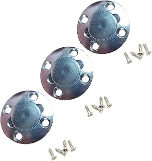 3Pcs RC Fuel Dot Aluminum Anodized Round Miracle Fuel Dot Filler for RC Gas Airplane Boat Aircraft Plane(Silver)