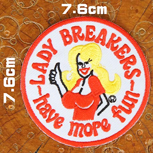 Amazon.co.jp: 刺繍アイロンワッペン【LADY BREAKERS/レディー