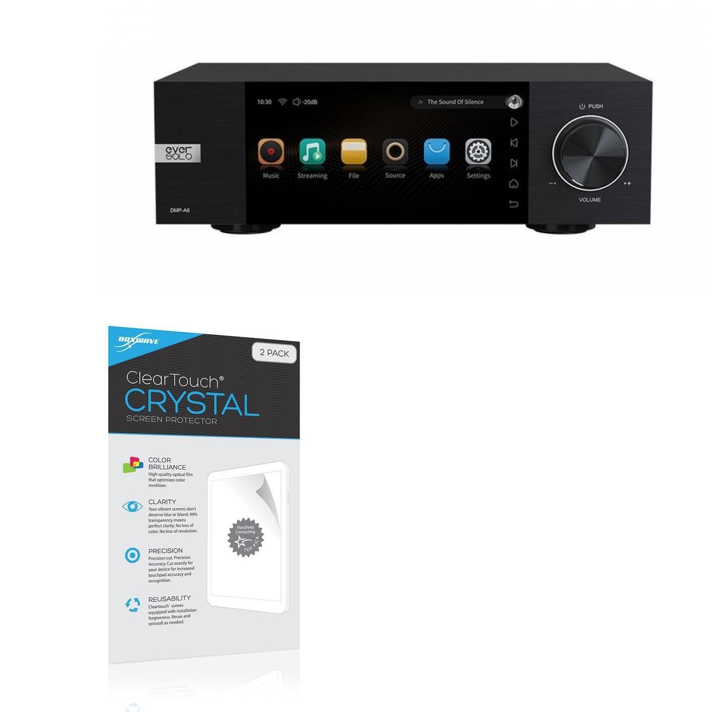 Screen Protector Compatible with Eversolo DMP-A6 - ClearTouch Crystal (2-Pack), HD Film Skin - Shields from Scratches