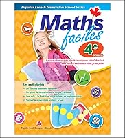 Popular French Immersion School Series: Maths faciles Grade 4 1771492171 Book Cover