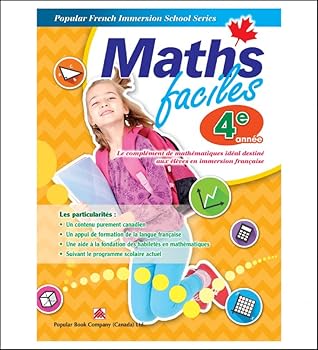 Paperback Popular French Immersion School Series: Maths faciles Grade 4 [French] Book