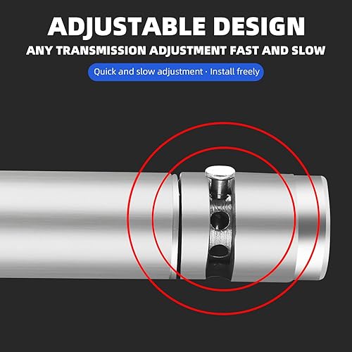 Miniatura 4 de Paquete de 2 bisagras de puerta de cierre automático de 3 pulgadas, bisagras de resorte de acero inoxidable resistentes, bisagras de resorte de