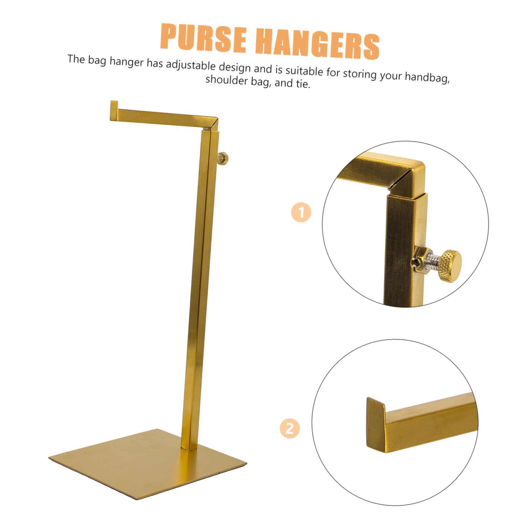 Cabilock Colgador para Bolsos de Acero Inoxidable Dorado, Organizador Práctico que Ahorra Espacio Adecuado para Hogar y Lugar Comercial Varios estilos