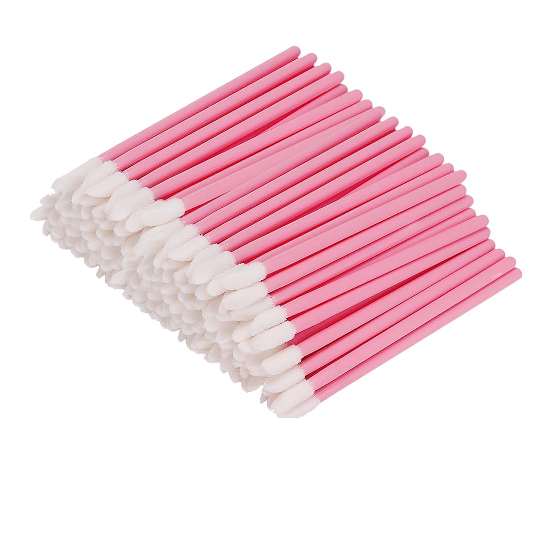 WeddHuis 300 Pezzi Pennelli per Labbra Usa e Getta, Pennelli per Rossetto, Pennelli per Make-up Perfetto (Rosa)