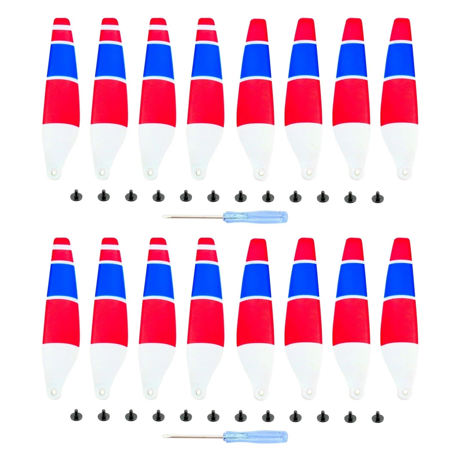 Śmigła 6030F Drone o niskim poziomie hałasu Lekkie wentylatory skrzydłowe Części zamienne Quick Release do akcesoriów do naprawy D-JI Mini 3 Pro(Colorful 16pcs)