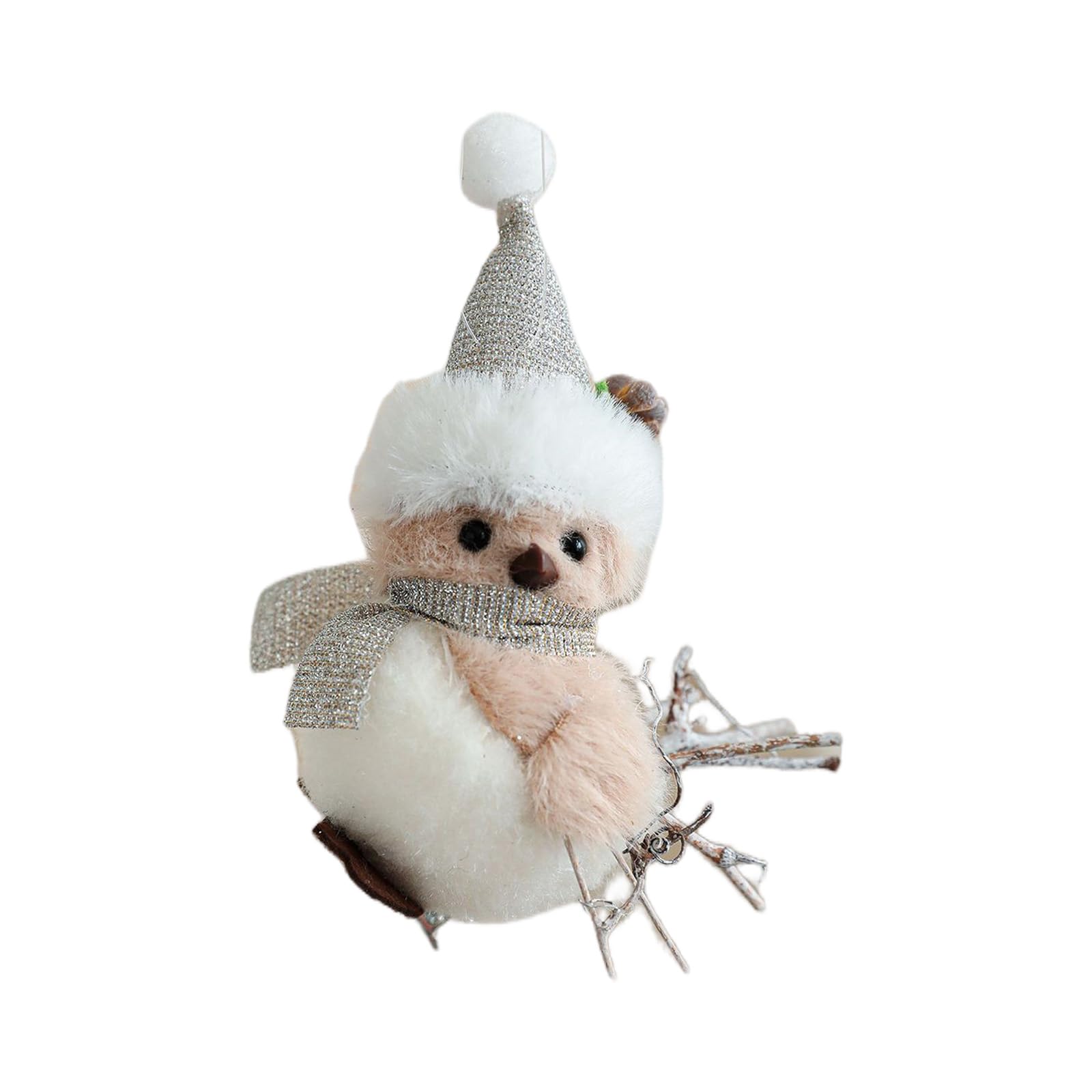 Yttkku B Holiday Ird Decoration With Realistic Ranch Pinecone Accent Home Accessory Multifunctional Christmas Ornament Set Plush Ird Ornament