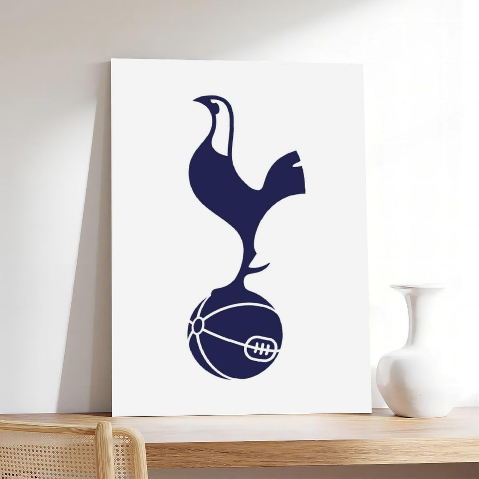 Poster su tela della squadra di calcio, decorazione per camera da letto, ufficio, stanza, regalo, 60 x 90 cm