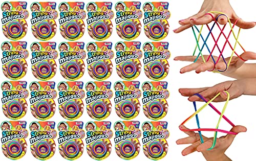 JA-RU Cats Cradle String Game Fingers Fun (Pack of 24) 736-24p