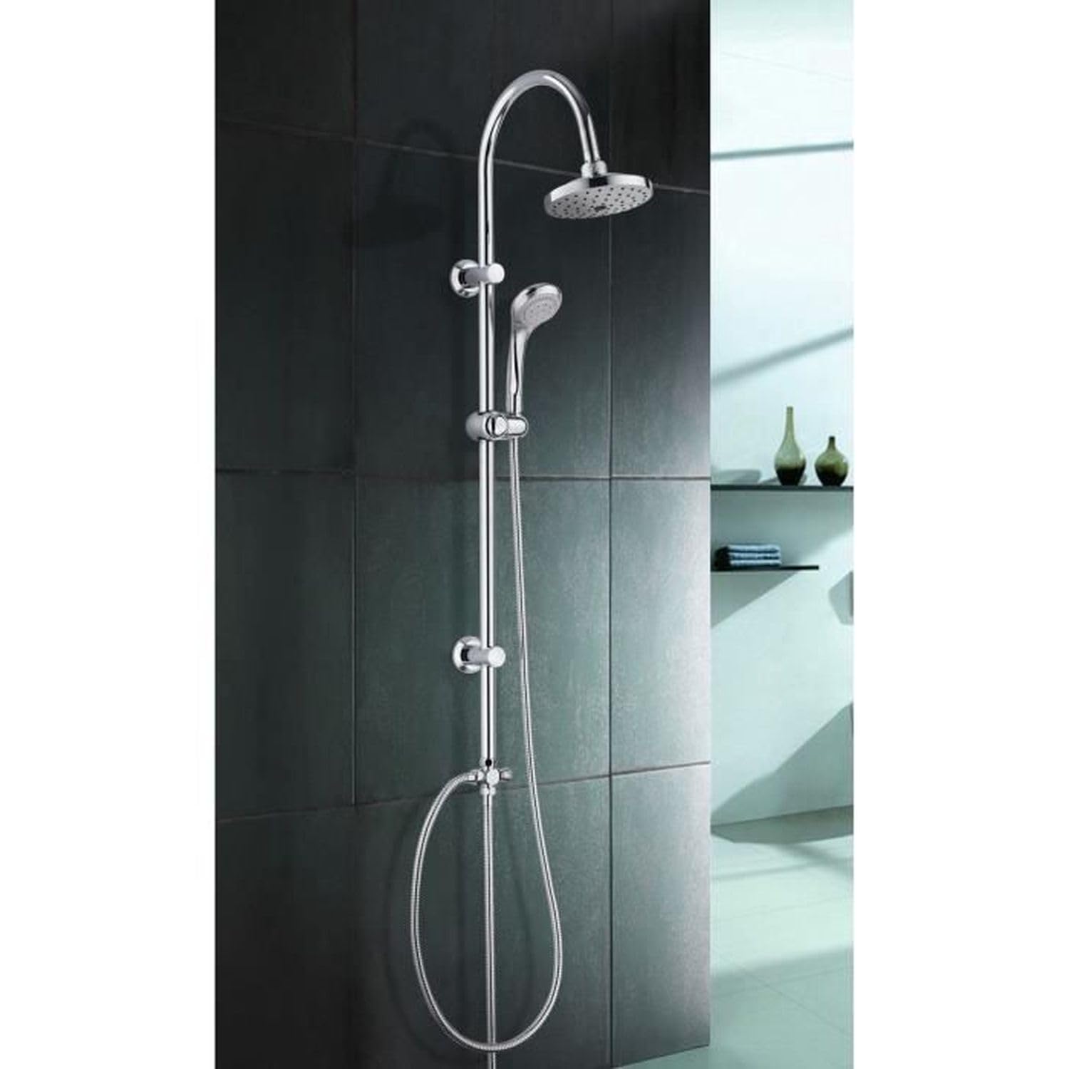 ROUSSEAU Kit colonne de douche Sonora 2 Chrome