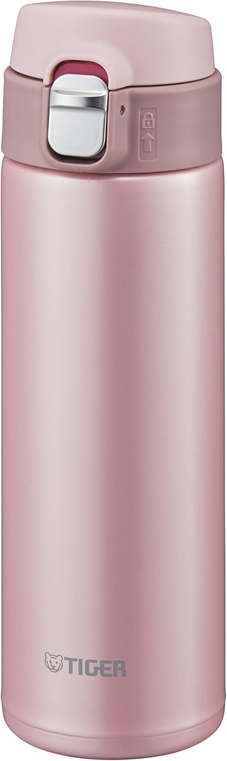Tiger Water Bottle, 16.9 fl oz (480 ml), Direct Drinking, Stainless Steel, Mini Bottle, Sahara Mug, Lightweight, Dream Gravity, Passion Pink, MMJ-A048-PA Tiger