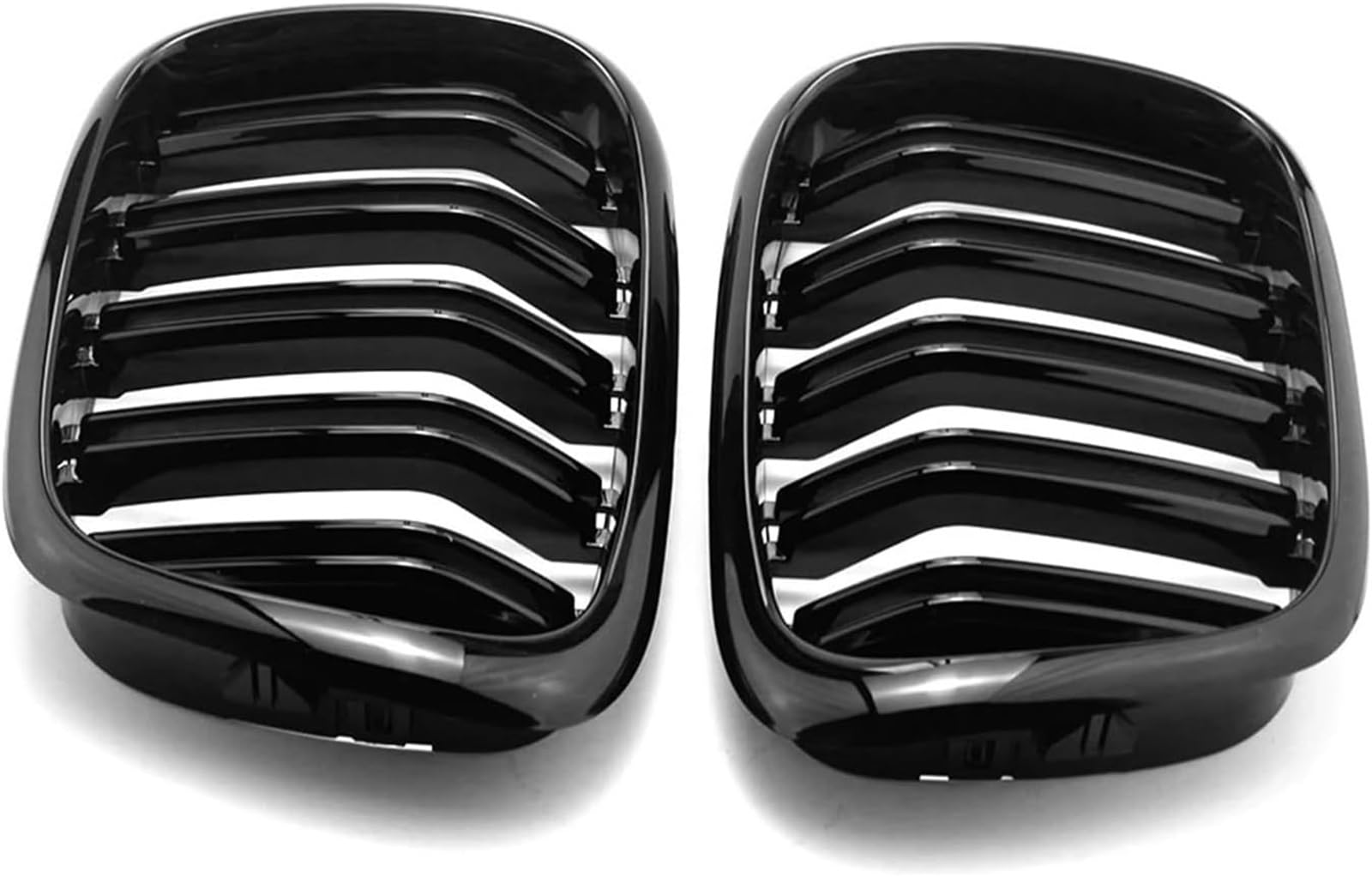 Calandre avant noire BMW E39 style double pont finition ABS premium - 6