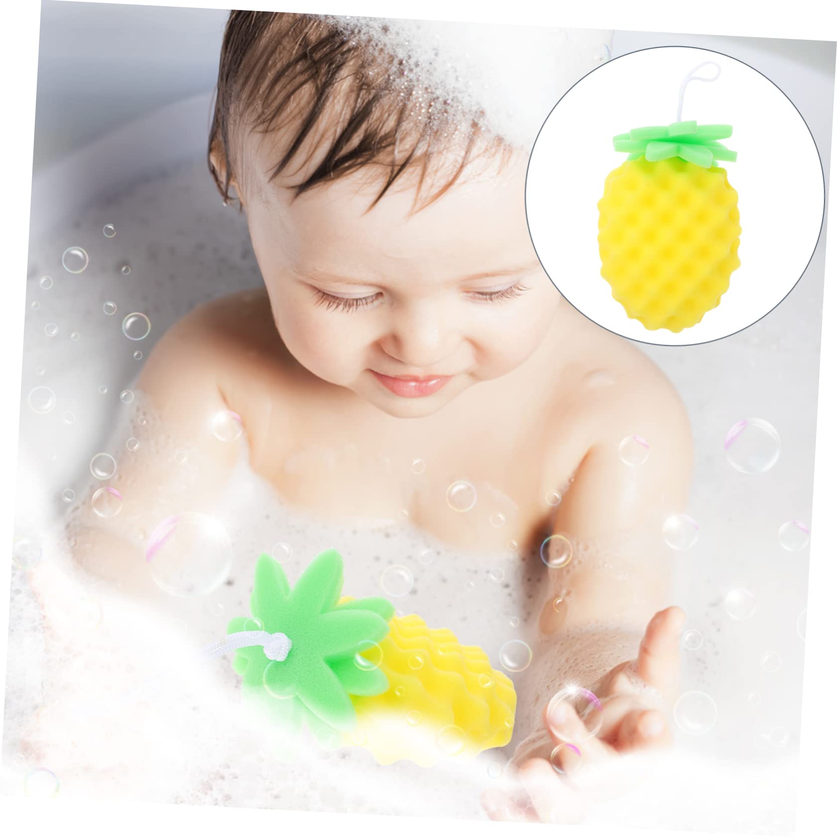Spazzola Da Bagno Per Neonati Spugna Per Scrub Allananas Per Bambini E Bambine Spugna Da Bagno Esfoliante Delicata Per Bambini Piccoli