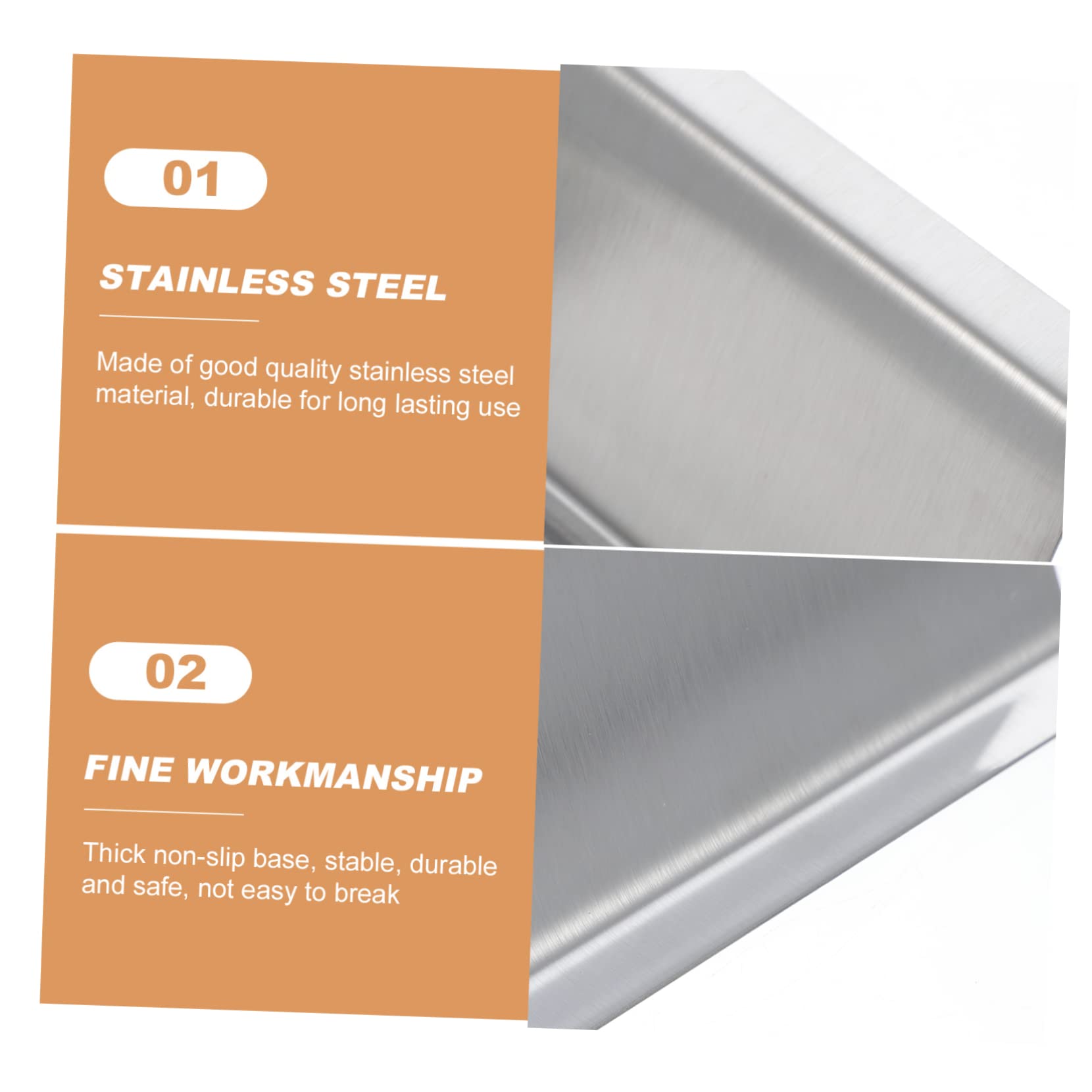 Cabilock Mexican Pancake Stand Stainless Steel Taco Rack 2 Tiered Holder Easy to Use Clean