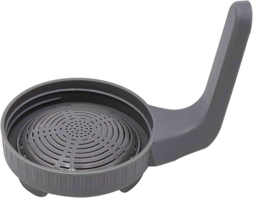 Miniatura 4 de Paquete de 6 tapas de brote de plástico con soporte integrado y asa para tarros Mason de boca ancha (gris)