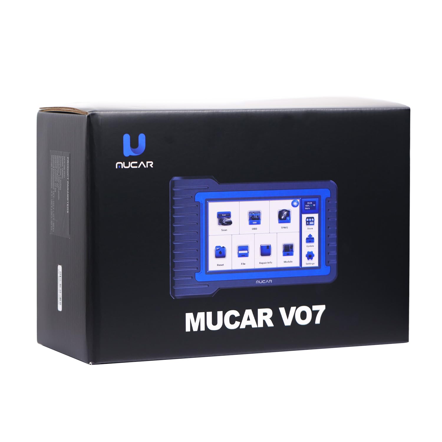 mucar VO7 OBD2 Diagnosis con Diagnóstico Todos Los Sistemas | Y 28+ Funciones De Reinicio, OBD2 Diagnóstico Control Bi-Direccional/Codificación ECU/Función de Prueba Activa