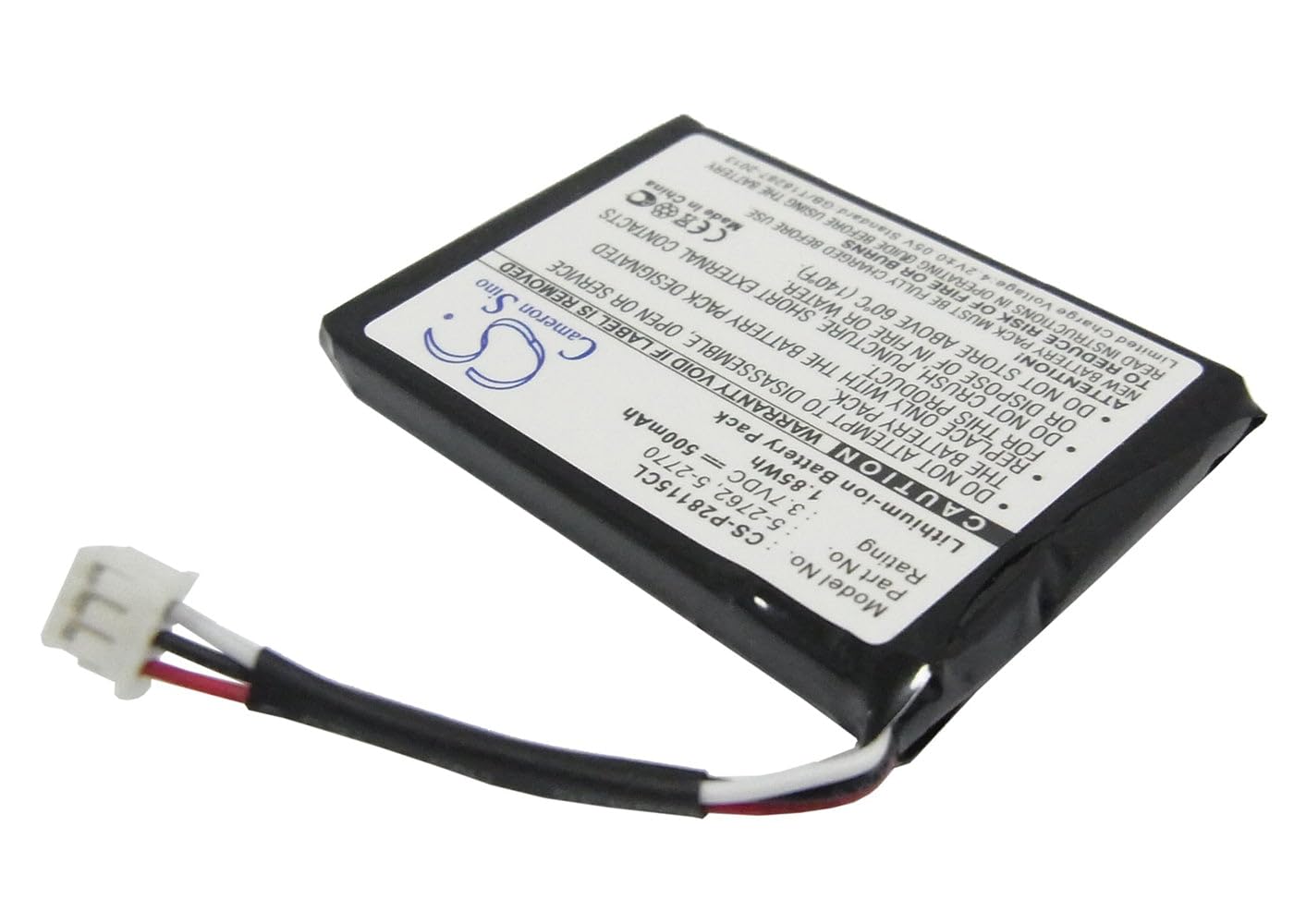 Vhbw Batería Compatible Con Thomson 28106FE1 Ultra Slim Dect, 28115, 28118, RU1873GE3-A Teléfono Fijo O Inalámbrico (500 MAh, 3,7 V, Li-Ion - View #12